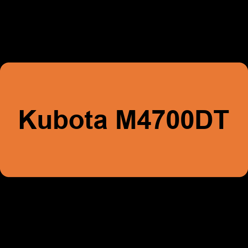 Kubota M4700DT